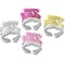 Party Central Club Pack of 48 Silver and Gold Happy Birthday Fringe Tiara Party Favors